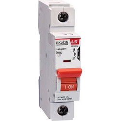 LS BKJ63Nd B16A Ασφάλεια Ράγας 1P B 16A 6kA 240/415VAC (03.018.0180)