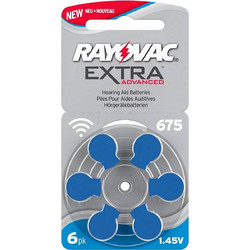 Rayovac Extra Advanced 675 6τμχ