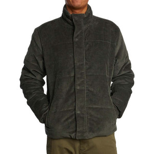 RVCA Townes Quilted Corduroy Ανδρικό Μπουφάν Χειμωνιάτικο Μαύρο F1JKRNRVF2-3837
