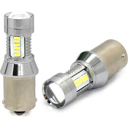 M-tech P21W LED 21xSMD3014 12V 1τμχ