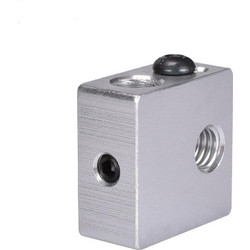 Aluminum Heater Block Makerbot MK7 MK8 Print Head Hot End Heating Block 20x20x10mm
