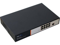 MaxLink PSAT-9-8P-AC Unmanaged L2 Switch με 9 Θύρες Ethernet 100Mbps