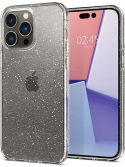 Spigen Liquid Back Cover Glitter Transparent (iPhone 14 Pro)