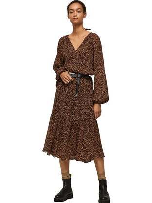 Pepe Jeans Lourdes Midi Φόρεμα PL953147-886