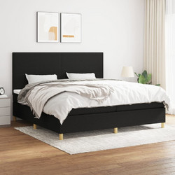 vidaXL Κρεβάτι Boxspring Υφασμάτινο με Στρώμα 200x200cm 3142203