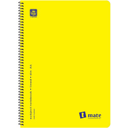 Typotrust T-Mate Σπιράλ Τετράδιο Ριγέ A4 60 Φύλλων 2 Θεμάτων Διάφορα Χρώματα 4542-22