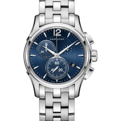 Hamilton Jazzmaster Ανδρικό Ρολόι Χρονογράφος με Ασημί Μεταλλικό Μπρασελέ H32612141