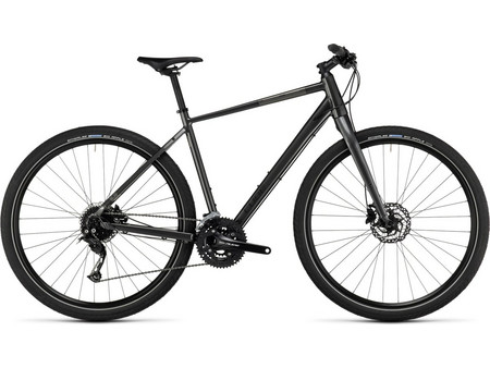Cube Hyde 2023 Ποδήλατο Δρόμου 28" Αλουμινίου με Δισκόφρενα Μαύρο