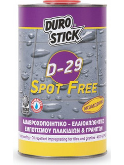 D-29 Spot Free Durostick 4 Lt Αδιαβροχοποιητικό πλακιδίων και γρανιτών