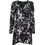 Vero Moda Mini Καθημερινό Φόρεμα Κρουαζέ Μαύρο Λευκό 10282191