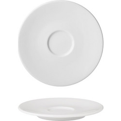 Πιατάκι πορσελάνης 12cm Σειρά Ribby λευκό G Benedikt - Σετ 6 c445575