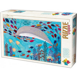 Puzzle D-Toys Το Δελφίνι 1000 Κομμάτια