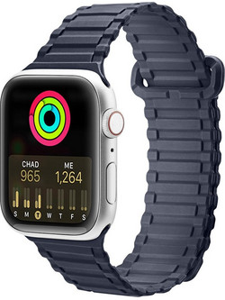 Dux Ducis Strap Armor Version Λουράκι Σιλικόνης Blue (Apple Watch 38 / 40 / 41mm)