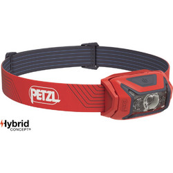 Petzl Actik Red E063AA03 Φακός Κεφαλής Εργασίας Μπαταρίας Αδιάβροχος IPX4 450lm