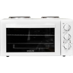 Davoline Star 4008 White Ηλεκτρικό Φουρνάκι 38lt με 2 Εστίες και Grill