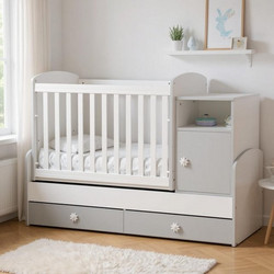 Dizain Baby Maggie Πολυμορφική Κούνια για Στρώμα 66x110cm Λευκή