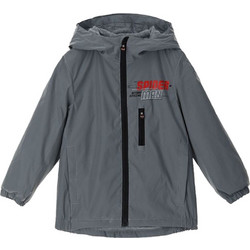 Original Marines Παιδικό Μπουφάν Χειμωνιάτικο Softshell Αδιάβροχο Αντιανεμικό Γκρι DCAV2525B