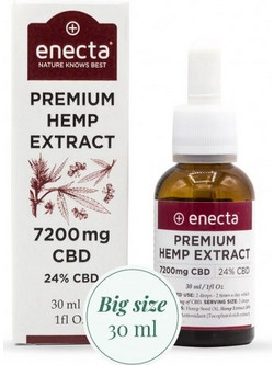 Enecta Premium Hemp Extract 24% CBD 7200mg 30ml