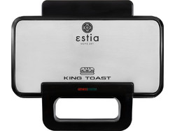 Estia King Toast 06-12359 Τοστιέρα με Αποσπώμενες Πλάκες για 2 Τοστ 900W