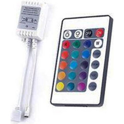 Ασύρματο IR CONTROLLER RGB DC 5V/30W 12V/72W 24V/144W - 147-70601