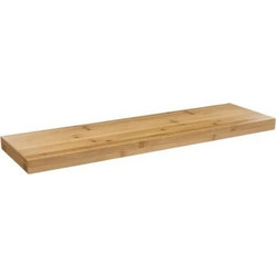 Aria Trade Ράφι Τοίχου Bamboo 80x23.5x3.8 cm Καφέ