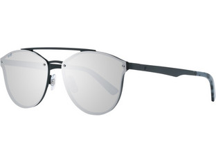 Web WE0189 02C Ανδρικά Γυαλιά Ηλίου Aviator Μεταλλικά Μαύρα με Γκρι Καθρέπτη Φακό