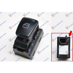 Διακοπτης ΠΑΡΑΘ. (ΔΕ-ΑΡ ΠΟΡΤΑΣ) (4 pin) Δεξια Smart Fortwo 07-12 - 086507171