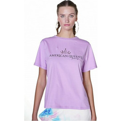Γυναικεία Kendall+Kylie t-shirt μπλούζα- λιλά (KKW3611641 LILAC)