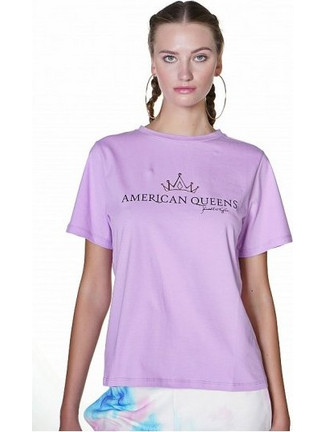 Γυναικεία Kendall+Kylie t-shirt μπλούζα- λιλά (KKW3611641 LILAC)