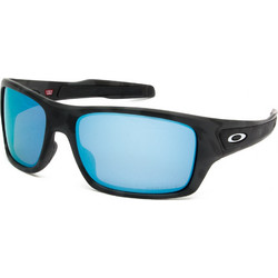 Oakley OO9263 64 Αθλητικά Γυαλιά Ηλίου Oversized Κοκάλινα Μαύρα με Μπλε Καθρέπτη Φακό