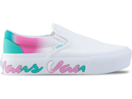 Vans Classic Slip-On Platform Spring Fade