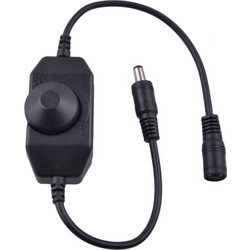 12V LED Strip Brightness Controller (Black)