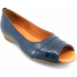 Boxer 52962 (μπλε) flat peep toes