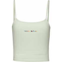 Tommy Hilfiger Tjw Bby Color Linear Strap Top DW0DW15442 LXW Minty (Βεραμάν)