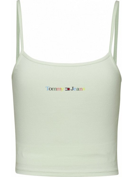 Tommy Hilfiger Tjw Bby Color Linear Strap Top DW0DW15442 LXW Minty (Βεραμάν)