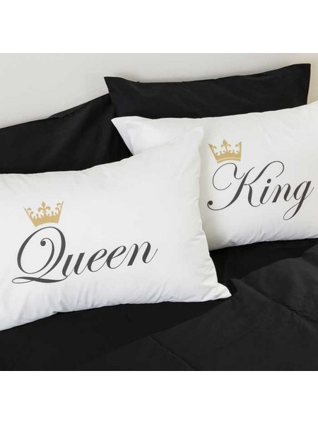 ΜΑΞΙΛΑΡΟΘΗΚΕΣ 50x70 (ΖΕΥΓΟΣ) (QUEEN & KING ΛΕΥΚΟ) - BOREA HOME QUEEN & KING ΛΕΥΚΟ / 100% ΒΑΜΒΑΚΙ