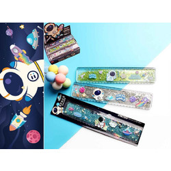 SPACECOW ΧΑΡΑΚΑΣ ΠΛΑΣΤΙΚΟΣ ΜΕ ΥΓΡΟ GLITTER SPACE RUL30030A