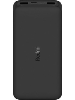 Xiaomi Redmi Power Bank 20000mAh 18W με 2 Θύρες USB-A & Θύρα USB-C Black