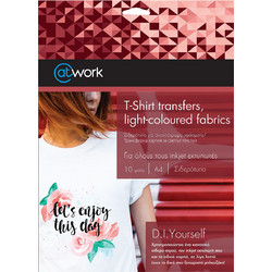 Work Χαρτί Σιδερότυπο - Ανοιχτόχρωμο A4/10 φύλλα