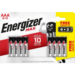 Energizer Max Ultra AAA 8τμχ