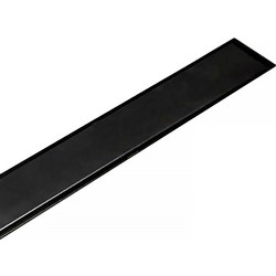 Κανάλι Ντουζiέρας Σιφών Tema 83736N 60cm Ανοξείδωτο με Αναστρεφόμενη Σχάρα Μαύρο