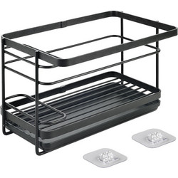 Βάση Οργάνωσης Νεροχύτη Αυτοκόλλητη Tokyo Lava Touch 22x13x14εκ. Metaltex 16-352900 - METALTEX - 16-352900
