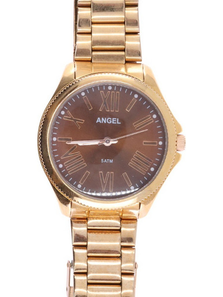 Angel New York Γυναικείο Ρολόι με Χρυσό Μεταλλικό Μπρασελέ 930/3