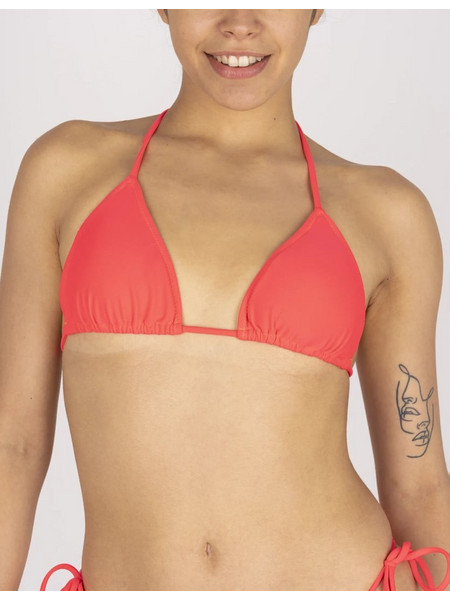 Mc2 Saint Barth Bikini Top Τριγωνάκι Κοραλί LEH0001-09500D