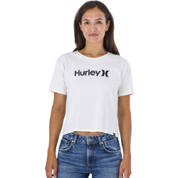 HURLEY 'OCEANCARE' CROP ΜΠΛΟΥΖΑ ΓΥΝΑΙΚΕΙΑ WTSEU00004-120 (120/MARSHMALLOW)