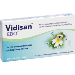 Bausch & Lomb Vidisan EDO Eye Drops 10x0.6ml