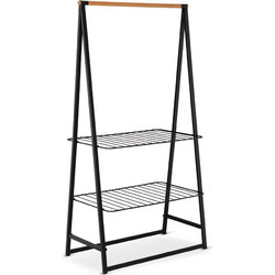 Brabantia 1000816 Κρεμάστρα Δαπέδου από Μέταλλο Linn Black 99.5x57x190cm