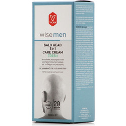 Vican Wise Men Bald Head 3 in 1 Care Fresh Αντηλιακή Κρέμα Σώματος SPF20 100ml