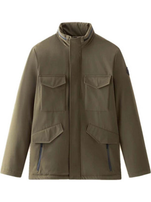 Woolrich Soft Shell Field Ανδρικό Μπουφάν Σκούρο Πράσινο CFWOOU0793MRUT3496