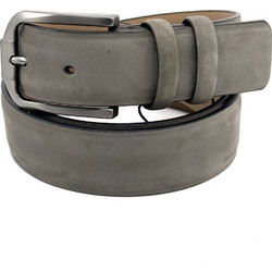 Legend Accessories Ανδρική Ζώνη Δερμάτινη 3.5cm Μπεζ Nubuck